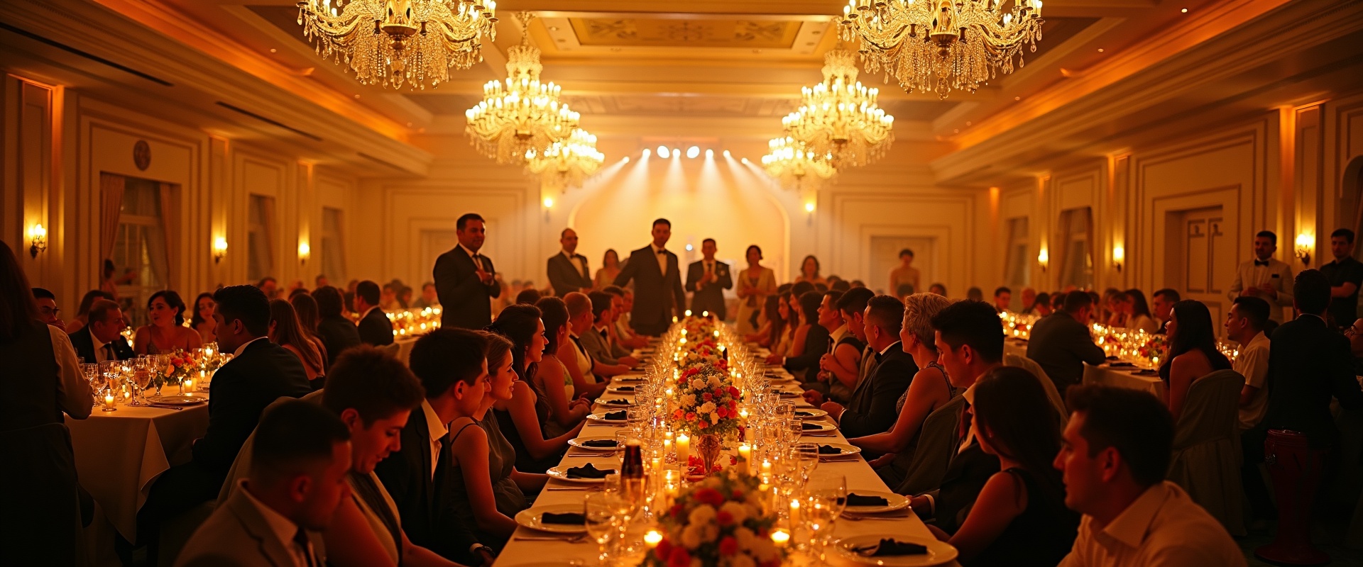 Luxury event reception by Elite Booming